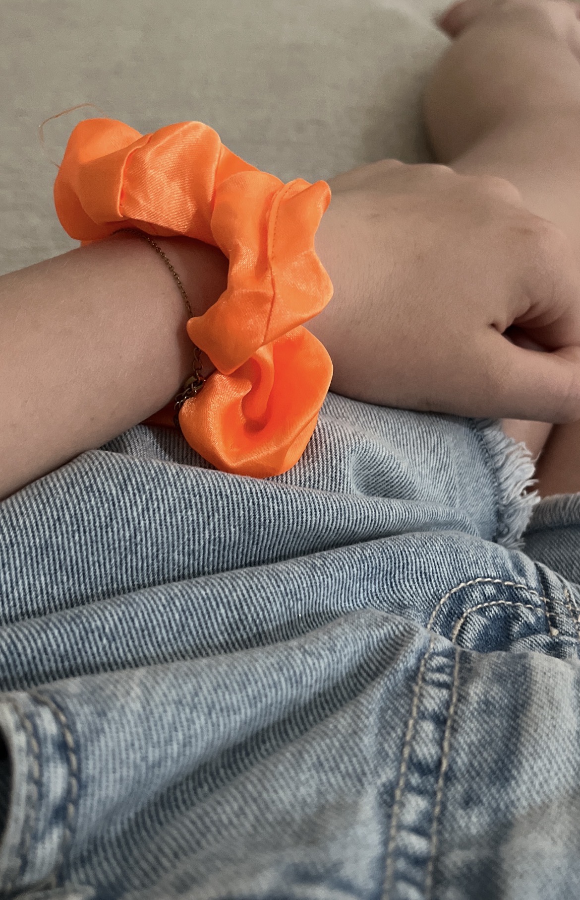 (🧡WK collectie⚽️) scrunchie oranje photo 2