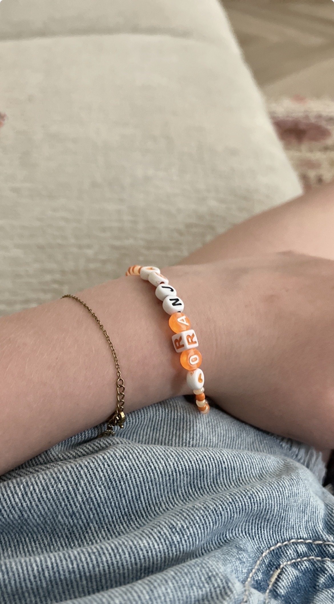 (🧡WK collectie⚽️) letterarmband “oranje” photo 2